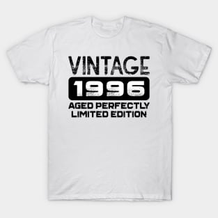 Birthday Gift Vintage 1996 Aged Perfectly T-Shirt